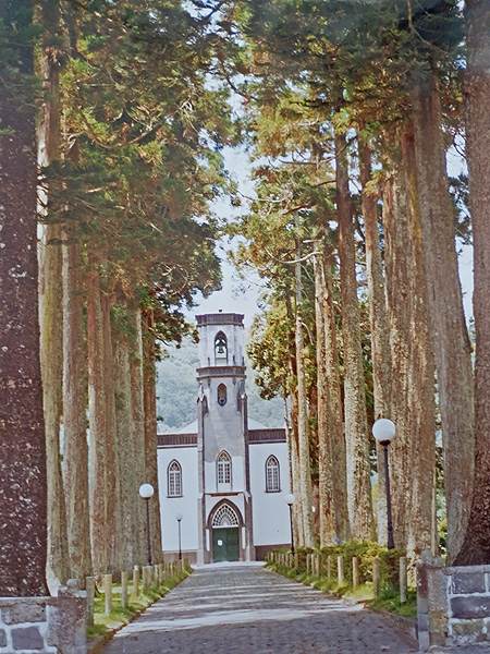 Kirche in Sete Cidades São Miguel, Azoren