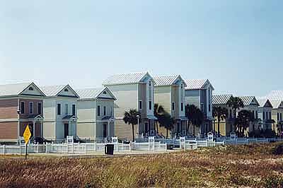 Ferienhäuser auf St. George Island im Norden Floridas