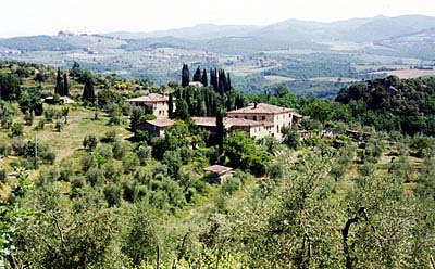 Landschaften in der Toscana, Szenen wie auf alten Gemälden