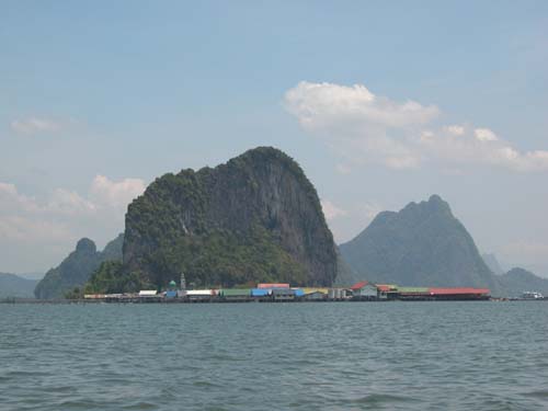 Thailand, Ao Phang-Nga, James Bond Island, Moslem Village 