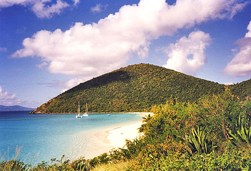Fotomosaik von Tortola, British Virgin Island