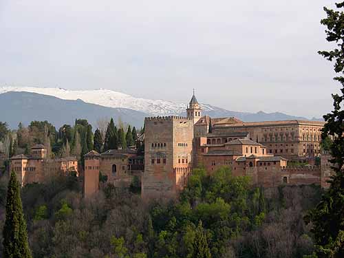Granada Alhambra - Sehenswürdigkeiten in Andalusien