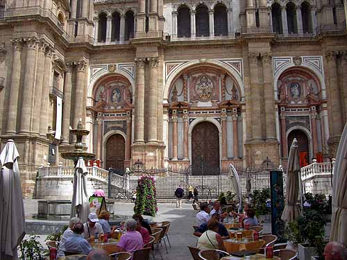 Malaga  Kathedrale Andalusien