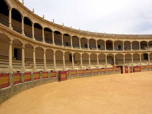Andalusien Ronda - Plaza de Toros - Stierkampfarena