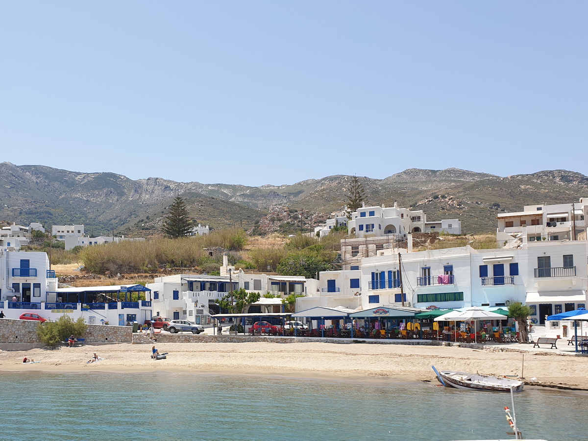 Apollonas, ein Küstenort im nordöstlichen Teil von Naxos
