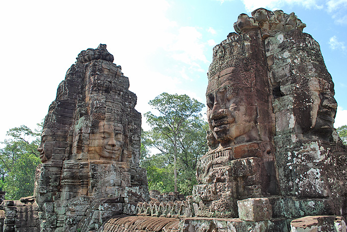 Kambodscha - Siem Reap - Im Bayon Tempel