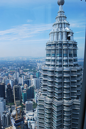 Aussicht von Petronas Twin Towers Kuala Lumpur