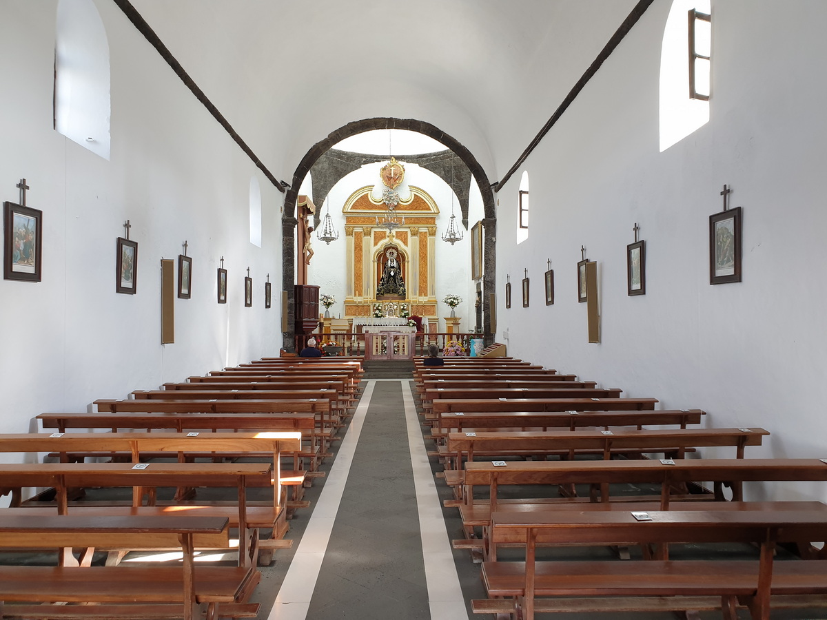 Mancha Blanca, Wallfahrtskirche Ermita de las Dolores - Lanzarote - Kanarische Inseln - Spanien