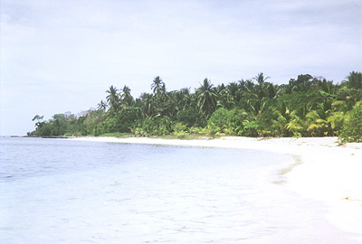Korraleninsel Pandan Island vor Mindoro/Sablayan - kein Suesswasser auf der Insel