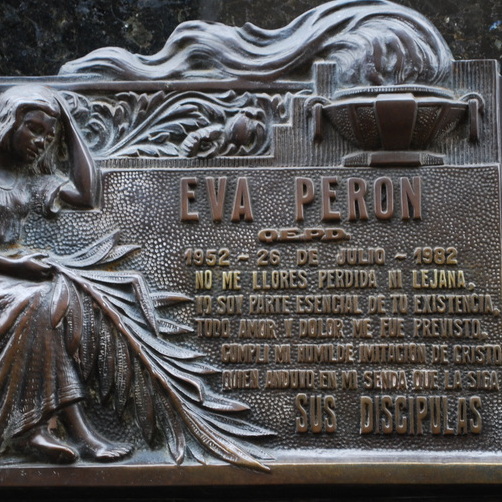 Friedhof Recoleta - Evita Peron - Buenos Aires